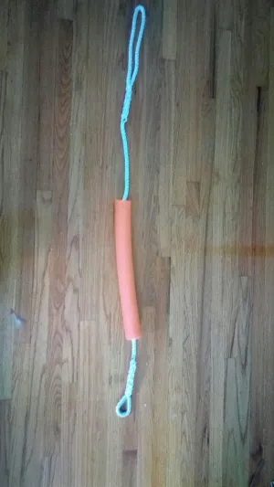 1/2" X 6' Three Strand Mooring Pendant 100% Nylon Rope with Thimble. and Floating system (Tensile Strength 6.400 Lbs.) Made in USA. FREE EXPEDITED SHIPPING