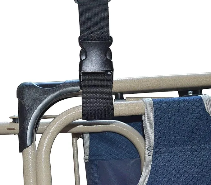 (2 Pack) Adjustable Beach Chair Carry Strap, Folding Chair Shoulder Strap for Beaches, Camping, Backpacking, Picnics and other items