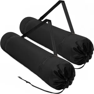 2 Pack Camp Chair Replacement Bag Outdoor Folding Chair Carrying Bag with Shoulder Strap Heavy Duty Chair Bag 51 inches(Black)