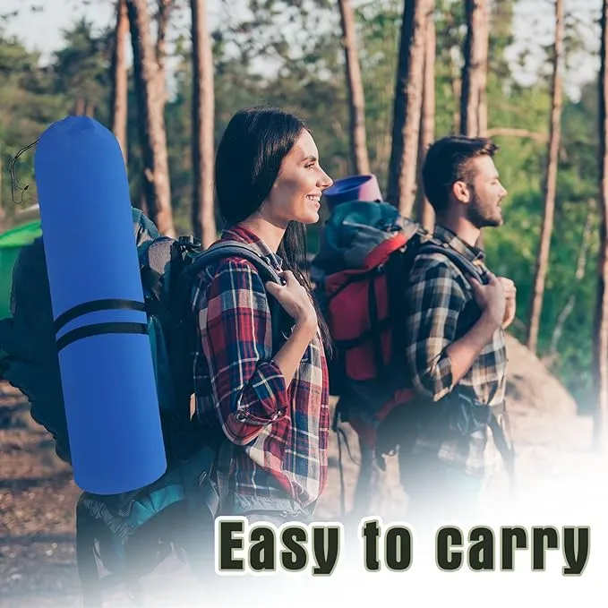 2 Pack Oversized Folding Camping Chairs Heavy Duty Lawn Chairs with Carrying Bag Cup Holder Portable Collapsible Chairs for Outdoor Sports Garden Beach(Blue, 35.8 x 23.6 x 37.8 Inches)