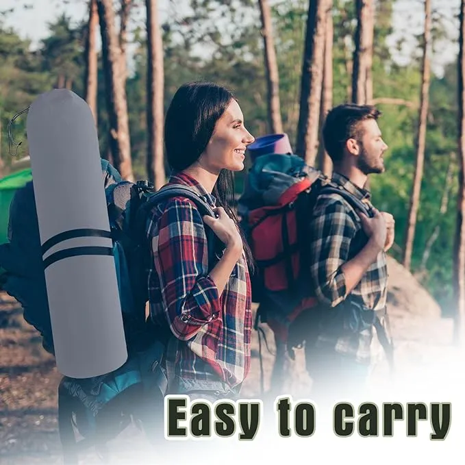2 Pack Oversized Folding Camping Chairs Heavy Duty Lawn Chairs with Carrying Bag Cup Holder Portable Collapsible Chairs for Outdoor Sports Garden Beach(Gray, 35.8 x 23.6 x 37.8 Inches)