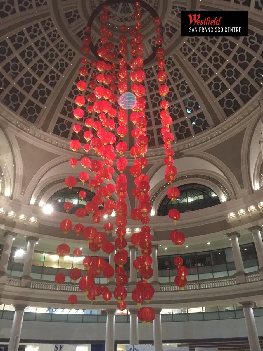 30 Inch Jumbo Red Traditional Nylon Chinese New Year Lantern with Tassel