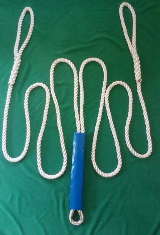 3/4" X 10' Three Strand Double Anchor Shock System with SS Shackle