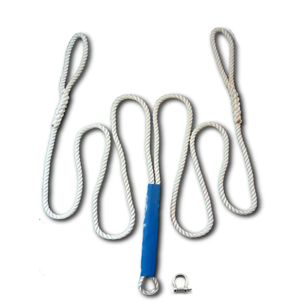 3/4" X 10' Three Strand Double Anchor Shock System with SS Shackle