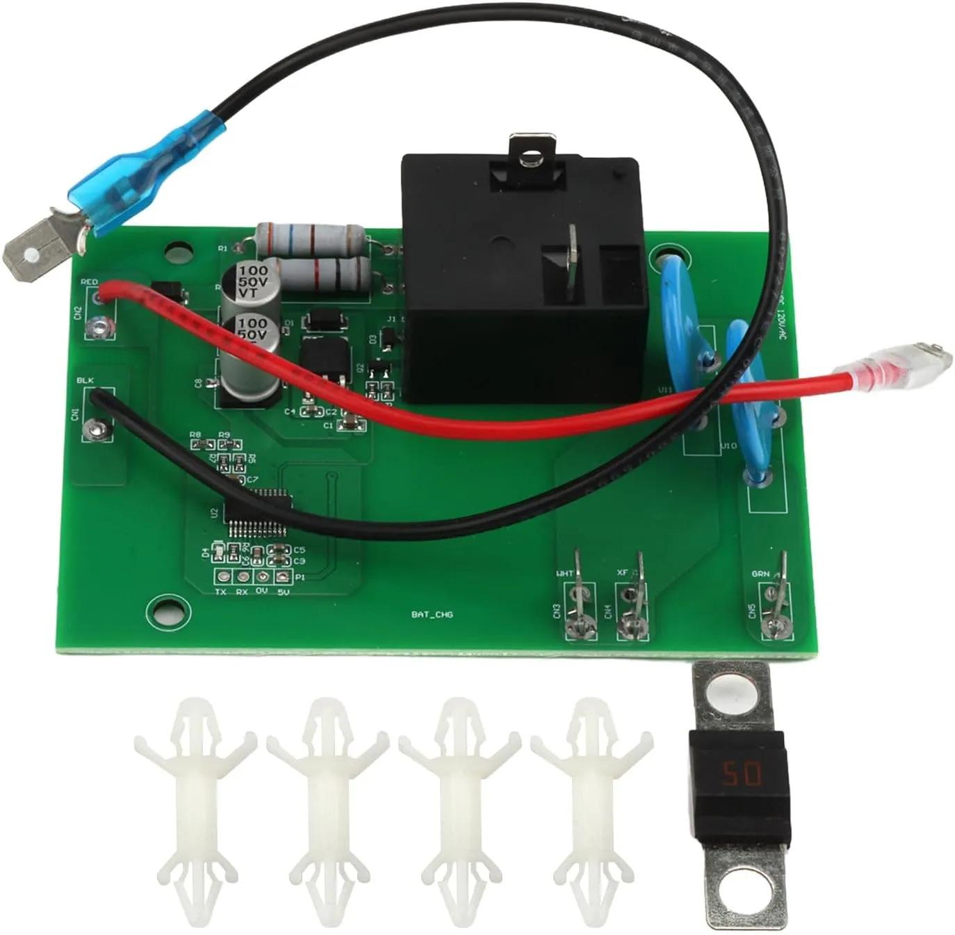 36V EZGO Powerwise Charger Control Board for 1994-Up EZGO Golf Cart Replaces# 28667G01 28566G01 28566-G01 with Enhanced Power Control