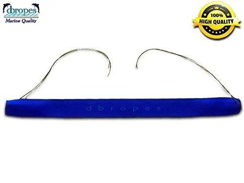 3/8" X 12' Three Strand Mooring Pendant 100% Nylon Rope with Thimble and Chafe Guard. (Tensile Strength 3700 Lbs.) Made in USA. FREE EXPEDITED SHIPPING. (Select color before add to cart)