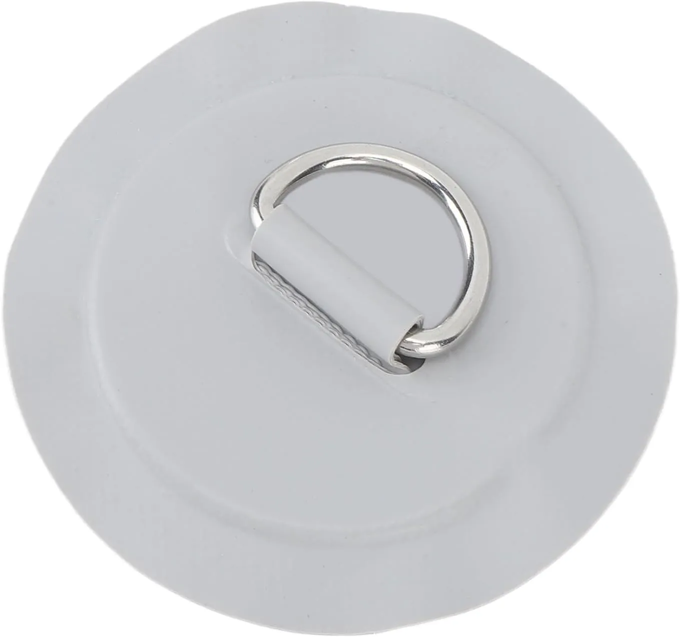 4Pcs D Ring Patch, 8cm Diameter Lightweight High Strength Round D Ring PVC Patch for Inflatable Boat Surfboard Stand Up Paddleboard