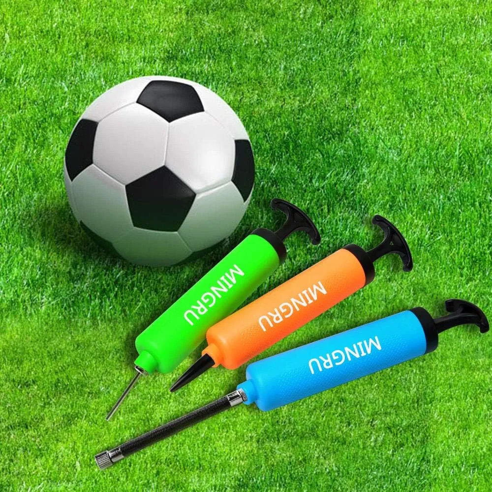 Ball Pump for Basketball, Soccer, Volleyball, Rugby, Water Polo Ball & Other Inflatables Air Pump, Needles and Nozzles Included