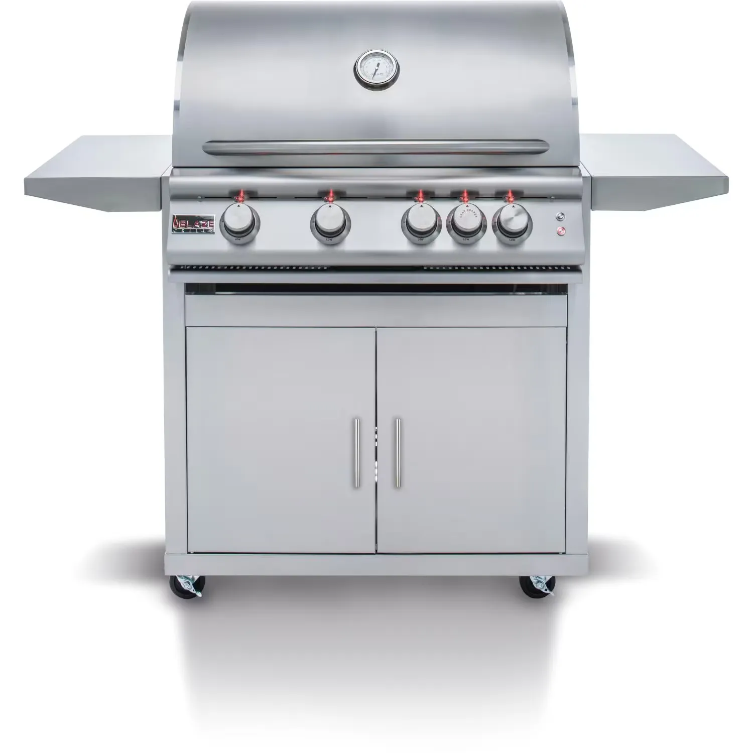 Blaze Premium LTE3 Marine Grade 32" 4-Burner Natural Gas Grill with Rear Infrared Burner & Grill Lights