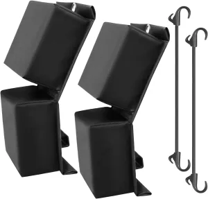Boat Bumpers for Docking - Marine, Cushion | Flat Hull Protectors, Heavy-Duty Shock Absorbers Designed During Pontoon Mooring, Wakeboarding Activities, Saltwater Anchoring, and Coastal
