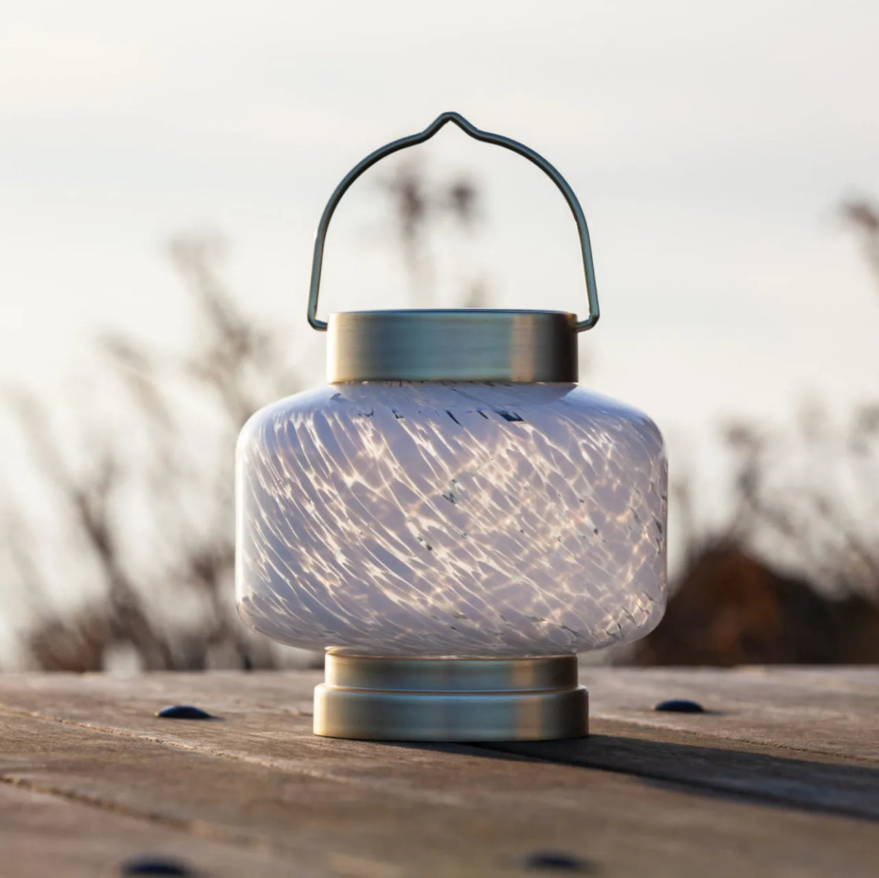Boater's Glass Solar Lantern
