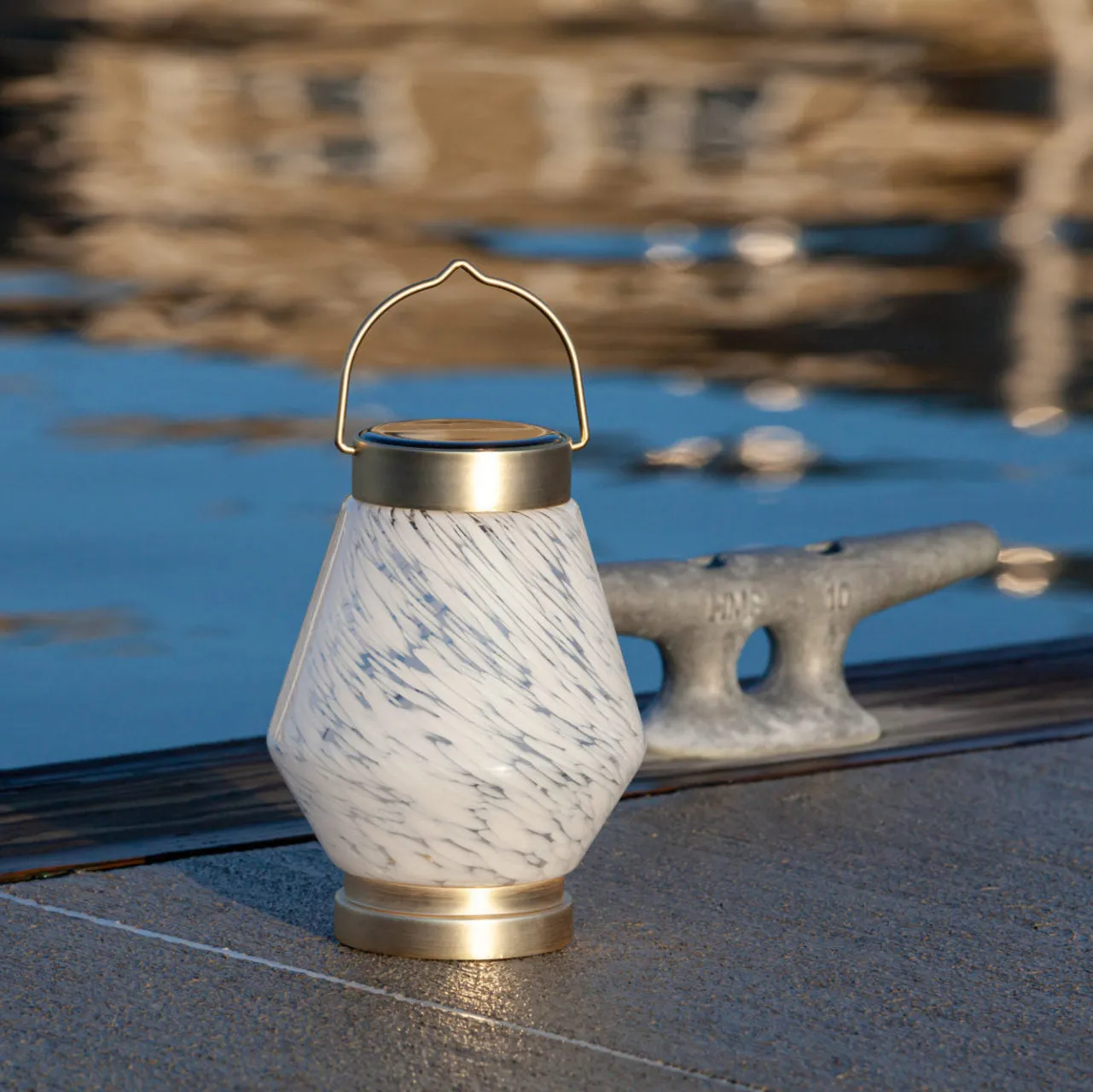 Boater's Glass Solar Lantern