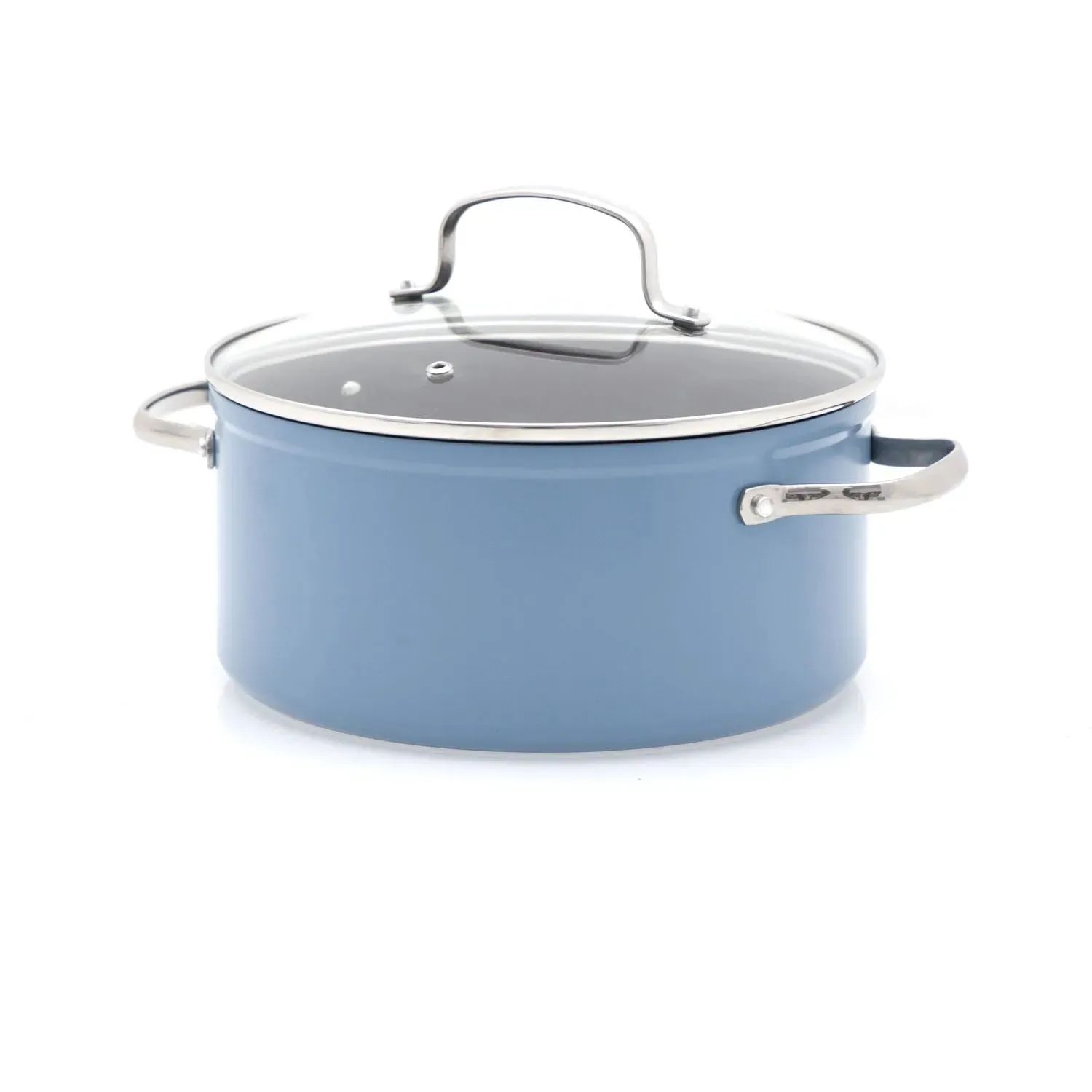 Duralon Blue Non-Stick Cookware 7-Piece Set