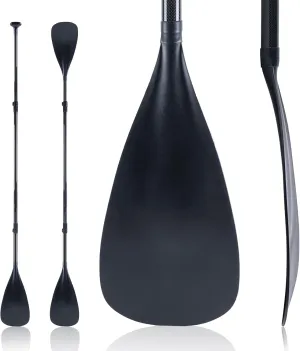 Goture Carbon Fiber Paddles Lightweight, SUP Paddles, Adjustable Carbon Shaft 4-Piece, 74 - 86' Stand-up Paddle Oars for Paddleboards with Carrying Bag