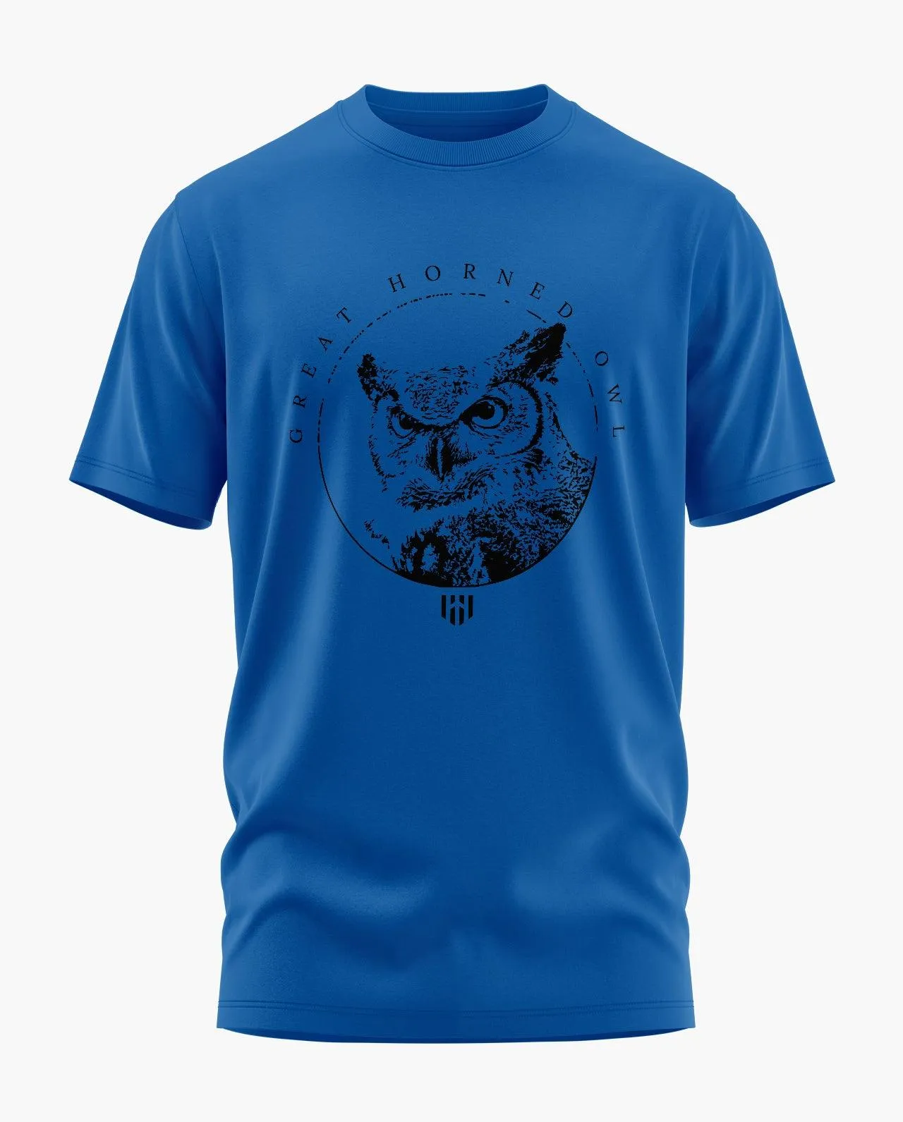 GREAT HORNED OWL Signature LuxeSoft Cotton T-Shirt