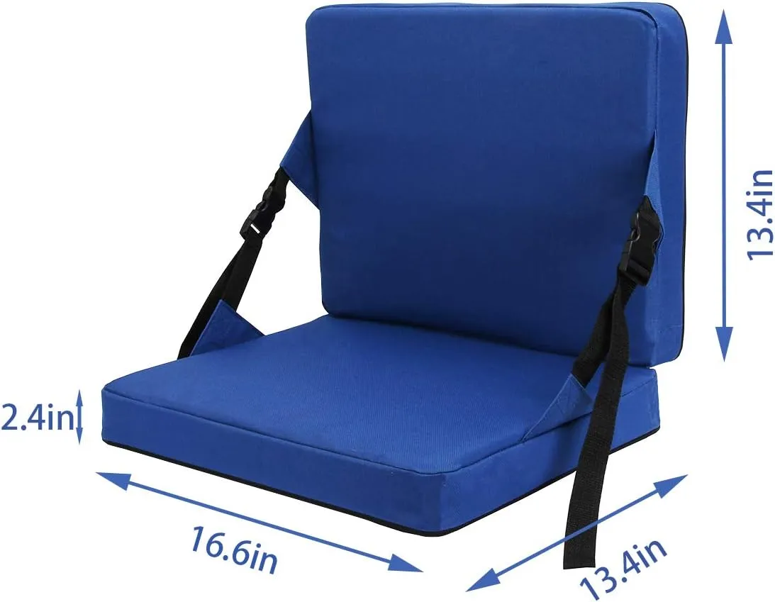 Indoor & Outdoor Folding Chair Cushion, Foldable Portable Stadium Seat,Chair Cushion for Sports Events, Outing, TravellingHiking, Fishing