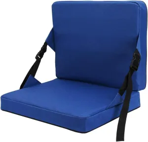 Indoor & Outdoor Folding Chair Cushion, Foldable Portable Stadium Seat,Chair Cushion for Sports Events, Outing, TravellingHiking, Fishing