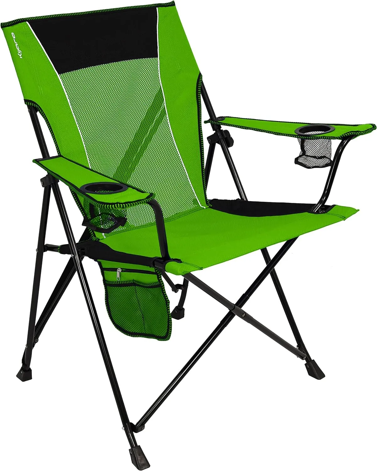 Kijaro Dual Lock Portable Camping Chairs - Enjoy the Outdoors with a Versatile Folding Chair, Sports Chair, Outdoor Chair & Lawn Chair - Dual Lock Feature Locks Position  Ireland Green