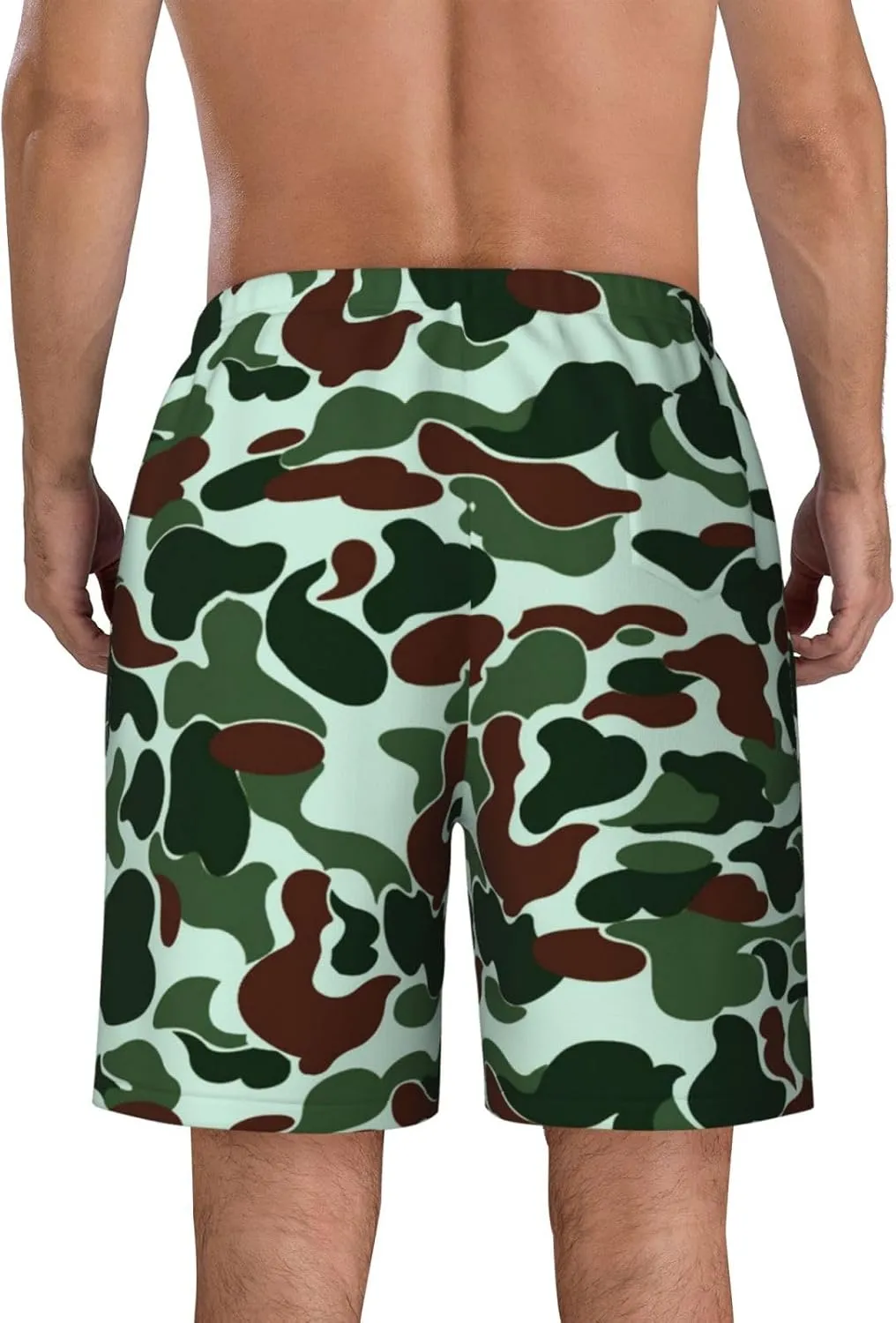 Mens Swim Trunks with Mesh Lining,Quick Dry Swimsuit Board Shorts Beach Pants Swimwear Bathing Suits