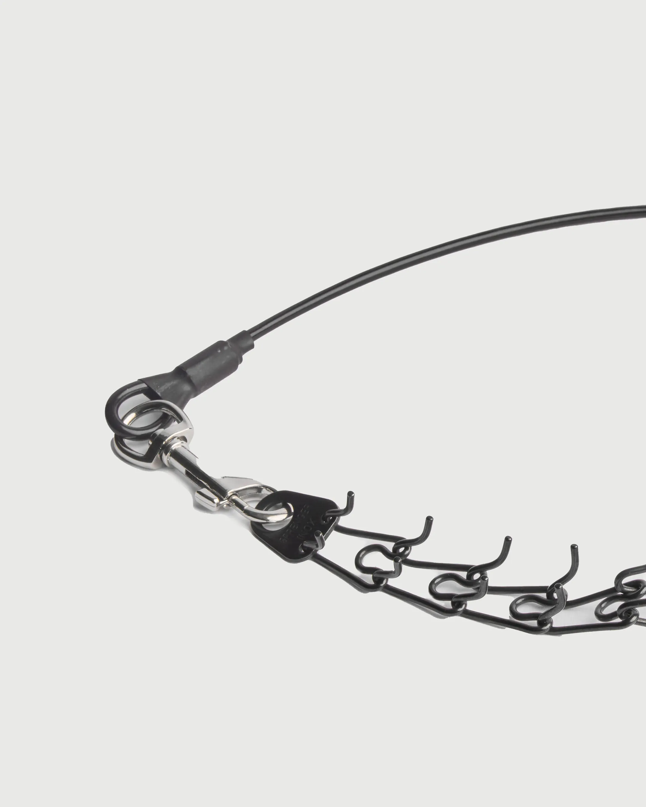MIDNIGHT DOG SPIKE NECKLACE