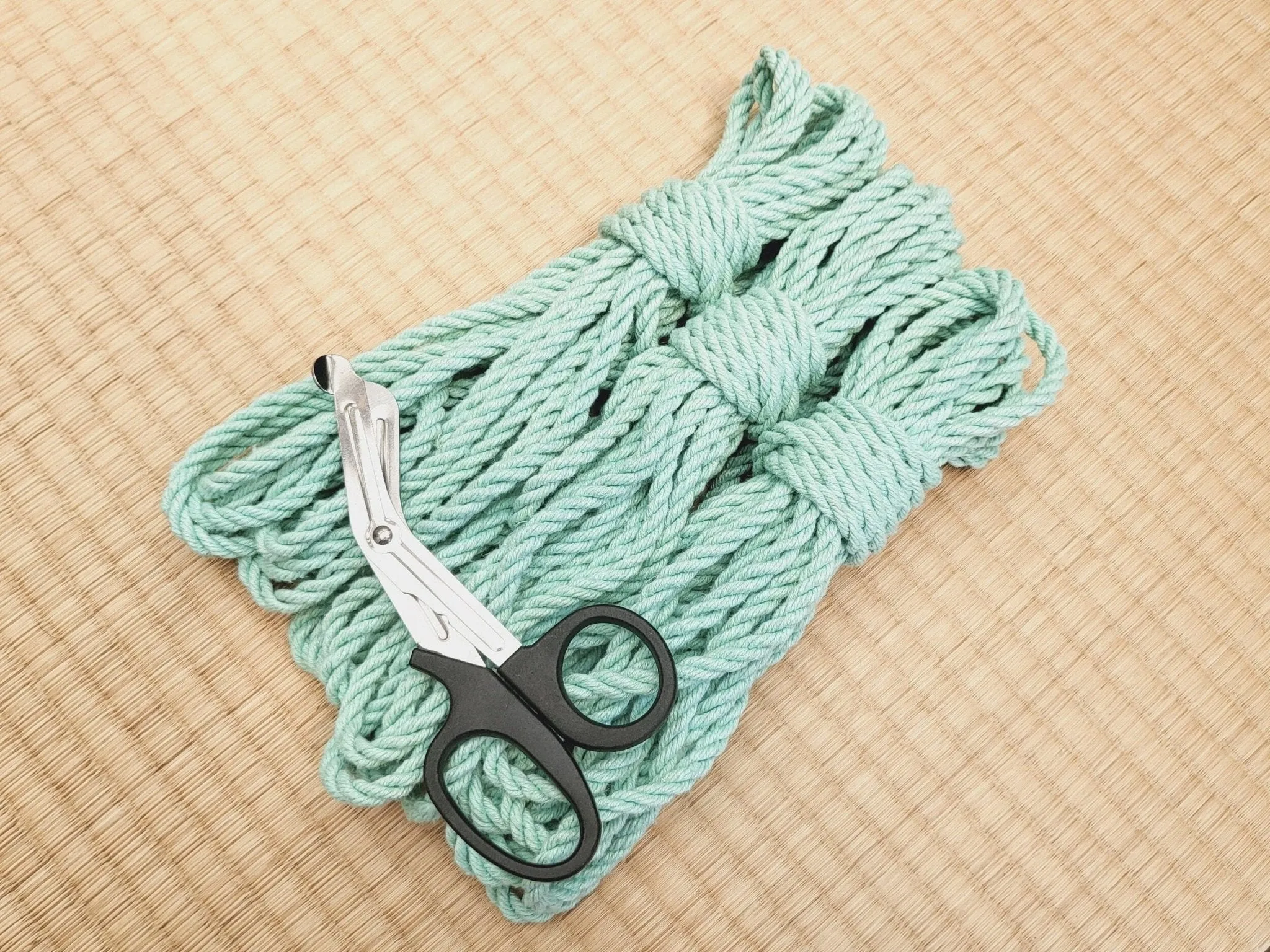 'Mint Green' Hemp bondage rope