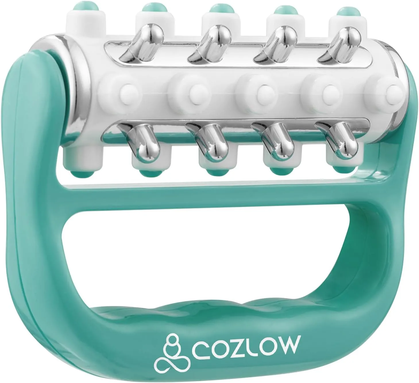 MyoRelease Lymphatic Drainage Massager (Green), Ultimate Fascia Release & Scar Tissue Massage Tool, Personal Handheld Massage Roller for Shoulder, Neck, Thigh, Leg & Back