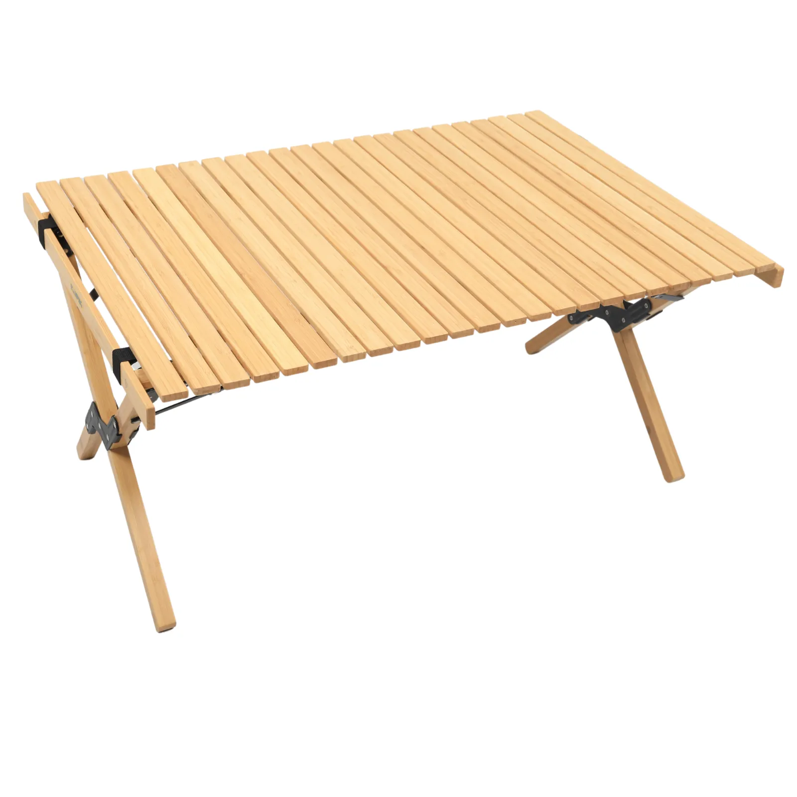 NNEDSZ 2 Chairs & 1 Table Set Bamboo Camping Folding Portable Outdoor Picnic Travel BBQ