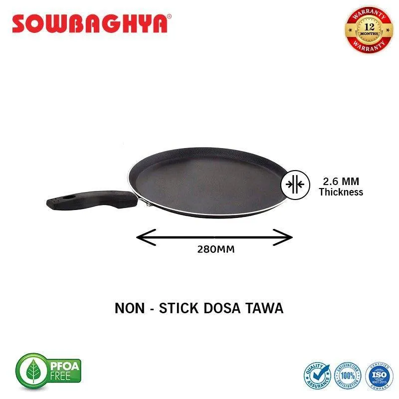 NS Breakfast Set (Dosa Tawa & Fry Pan with SS Lid)