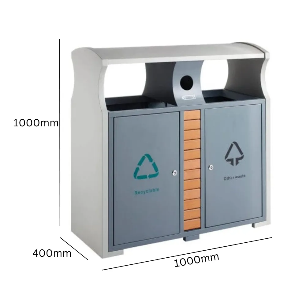 Outdoor Recycling Bin - 78 Litre