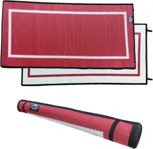Premium Outdoor RV Patio Mat  Extra Thick 5mm Recycled Polypropylene Rug  Heavy-Duty, Waterproof, Reversible  Luxury Mat for Camping, Beach, Deck, Campsite