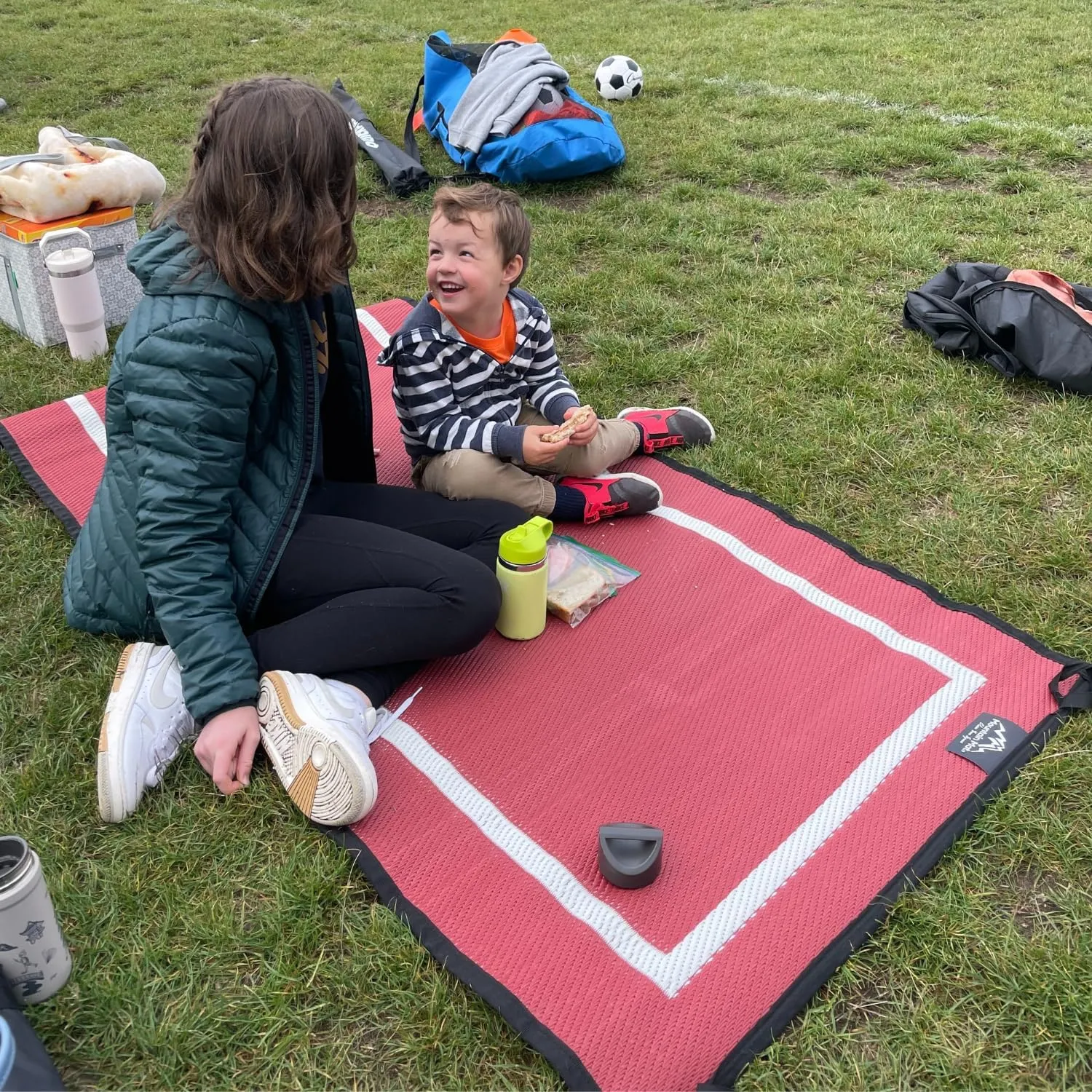 Premium Outdoor RV Patio Mat  Extra Thick 5mm Recycled Polypropylene Rug  Heavy-Duty, Waterproof, Reversible  Luxury Mat for Camping, Beach, Deck, Campsite