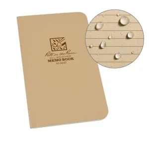 Rite in the Rain No.964T Tactical Field Flex Memo Book Tan