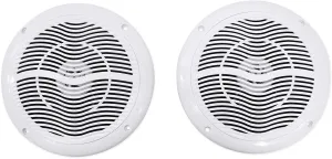 Rockville RMC65W 6.5" 600W 2-Way Marine Boat Speakers, 4 Ohm, Waterproof, UV-Resistant, High-Fidelity Sound, Perfect for Boats and Outdoor Adventures