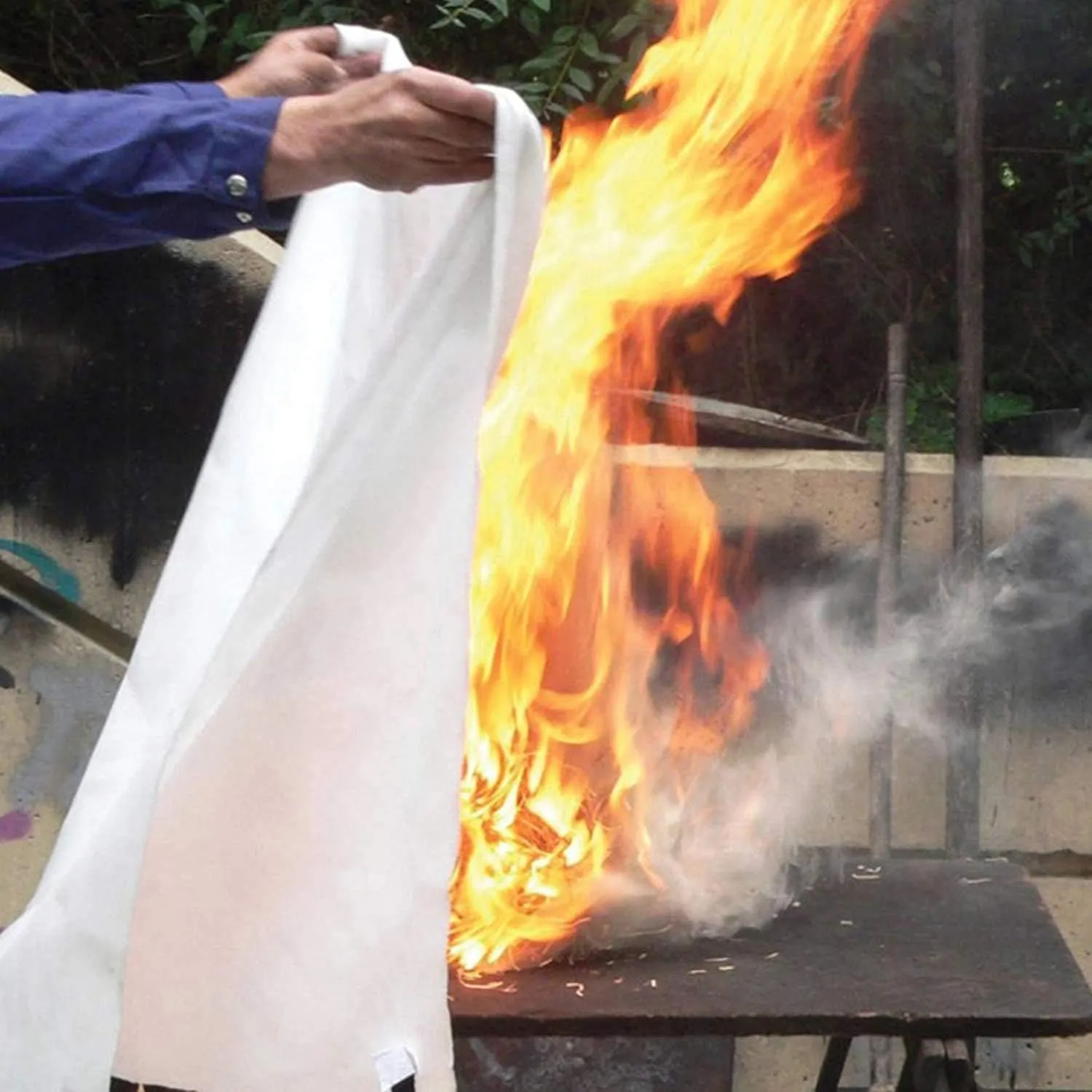 TONYKO Emergency Fire Blanket for Home and Kitchen - Orange - Fire Suppression, Fiberglass Fireproof
