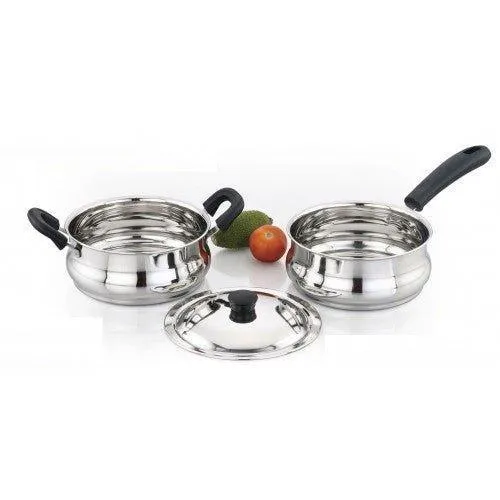 Ultima Induction Base Stainless Steel 3Pcs Gift Set