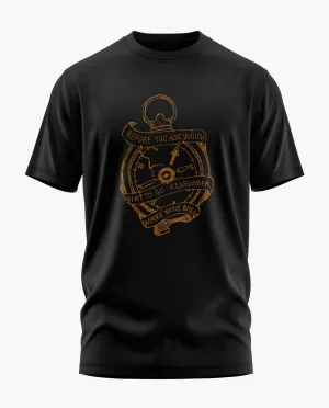 Wanderer's compass Signature LuxeSoft Cotton T-Shirt