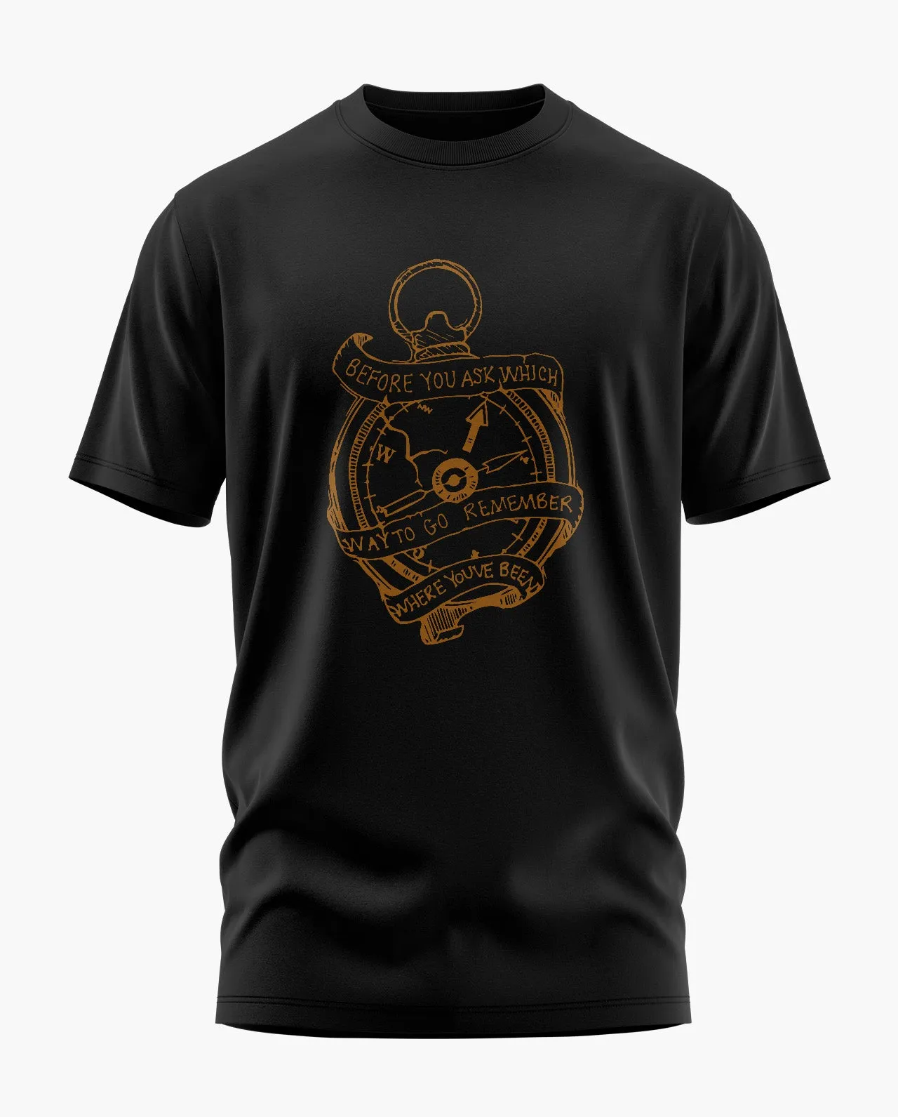 Wanderer's compass Signature LuxeSoft Cotton T-Shirt