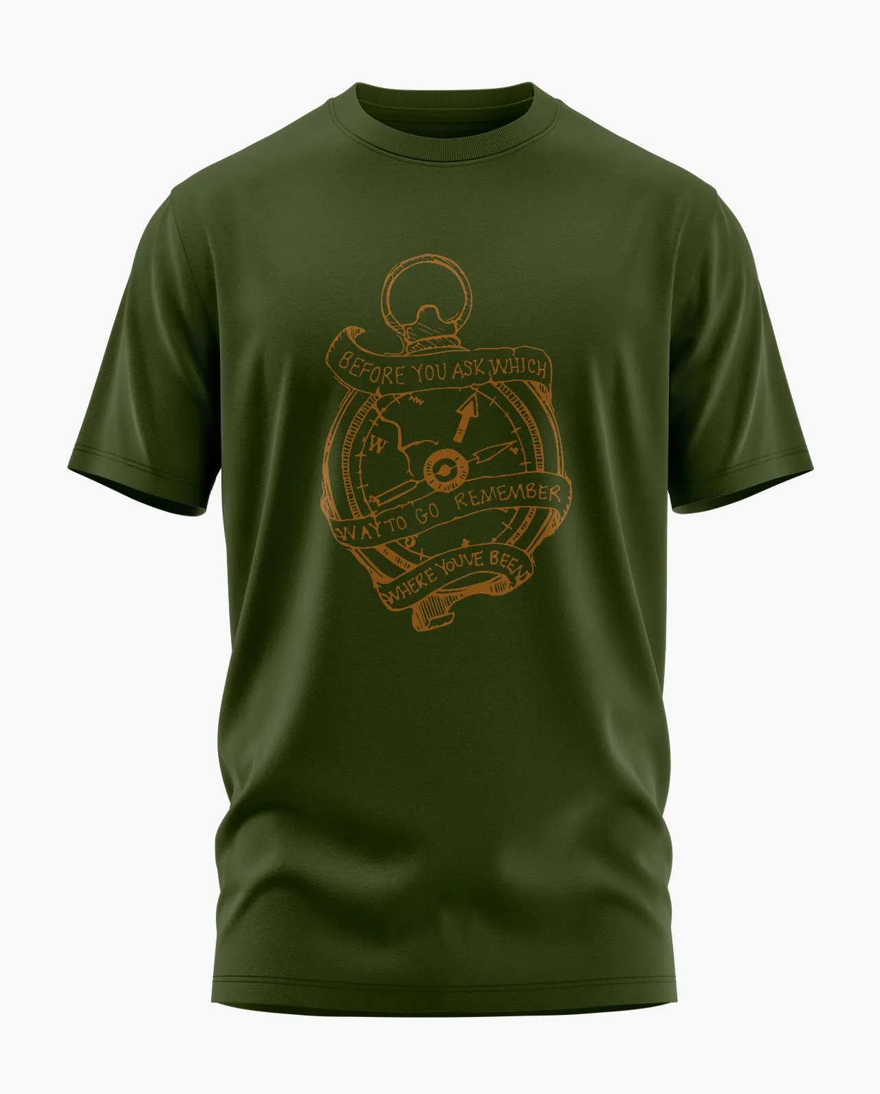 Wanderer's compass Signature LuxeSoft Cotton T-Shirt