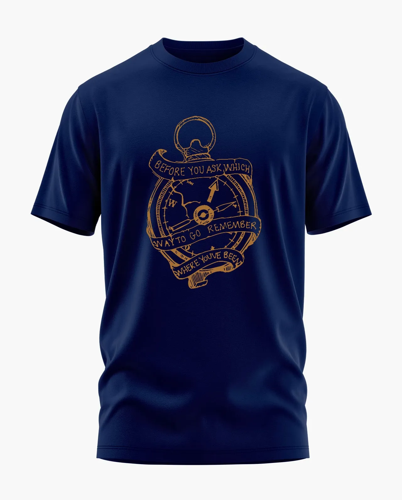 Wanderer's compass Signature LuxeSoft Cotton T-Shirt