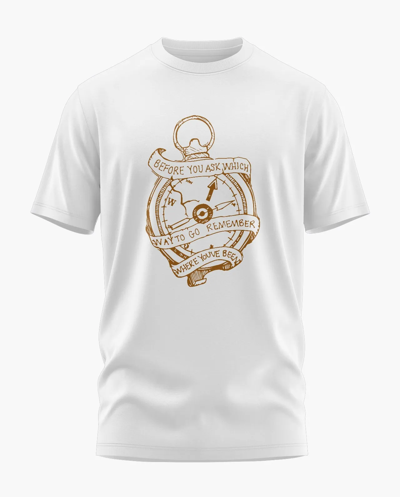 Wanderer's compass Signature LuxeSoft Cotton T-Shirt