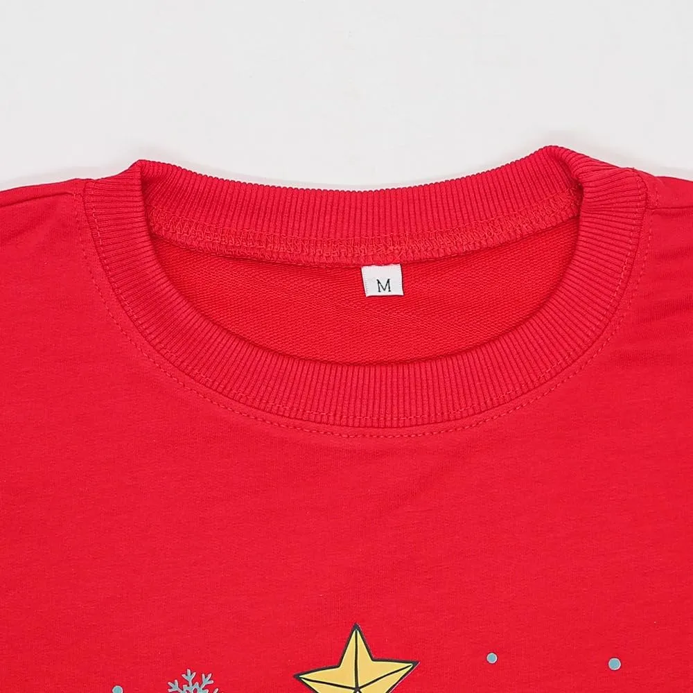 Women All Booked For Christmas Sweatshirt Xmas Book Tree Long Sleeve shirt Librarian Christmas Holiday Tops