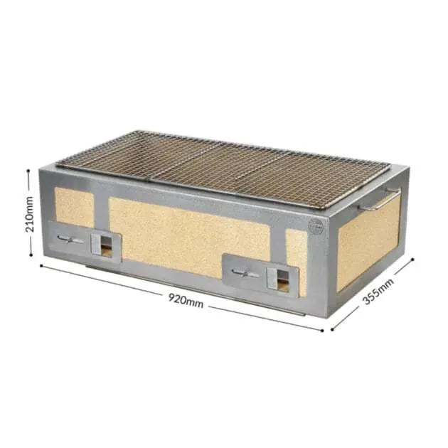 XL Kasai Konro Grill with Stainless Steel Frame V2