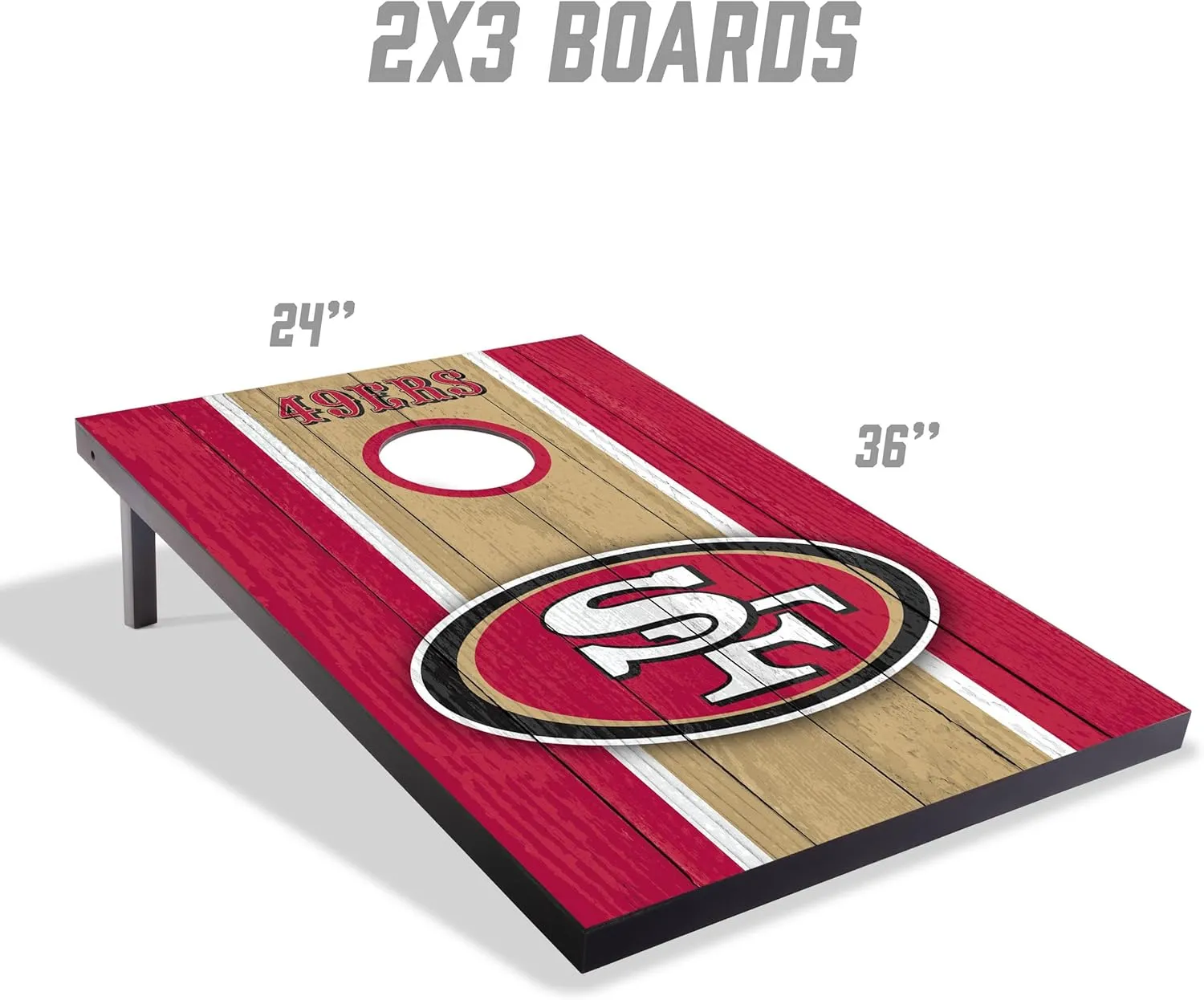 YouTheFan NFL 2' x 3' Portable Cornhole Game with Logo Bags